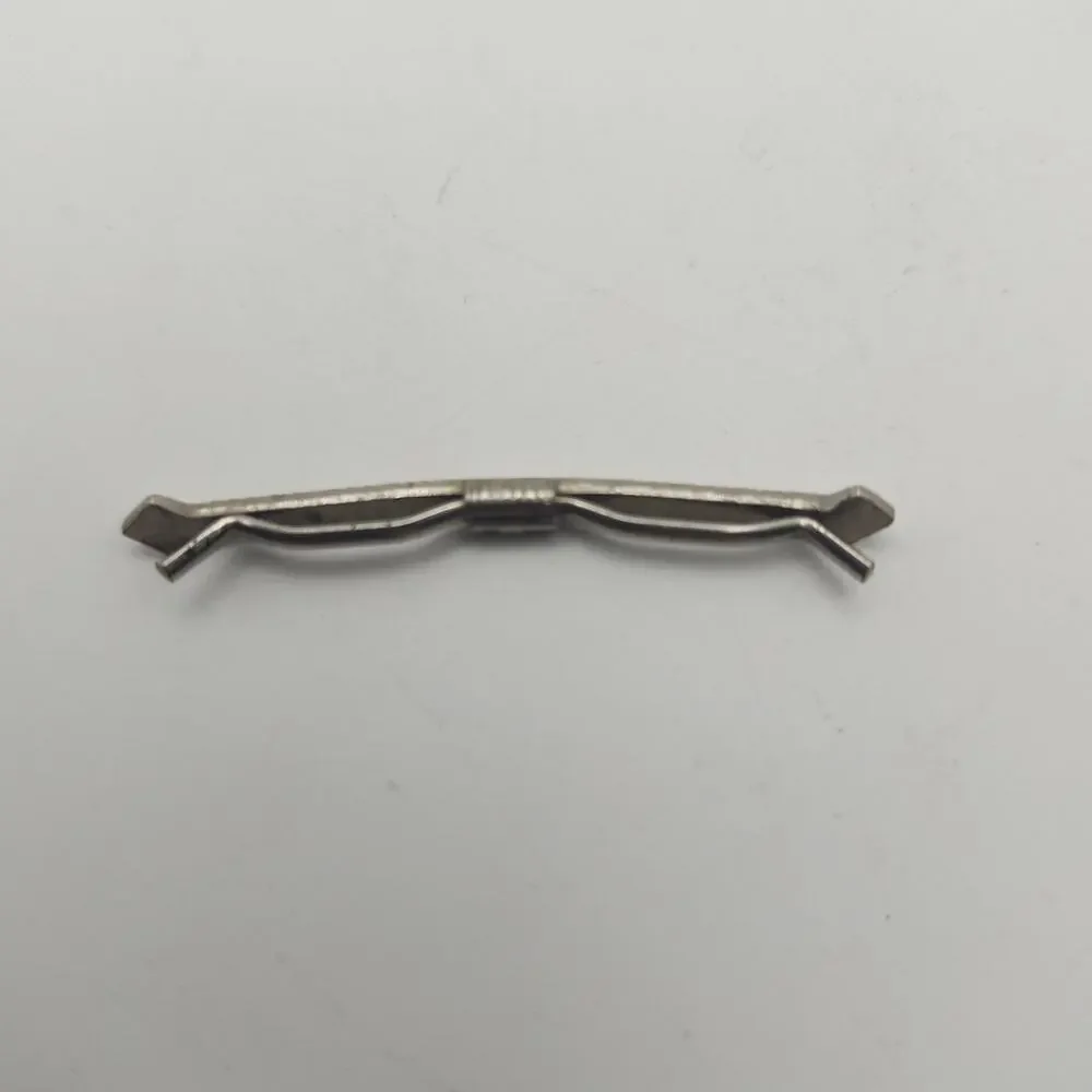 Lot 4 Tie Bar Clip Backs Replacement Hardware Parts Gold Silver Vintage‎ Style